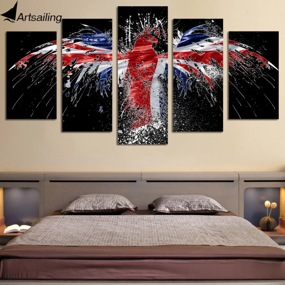 5 Piece Canvas Art Flag Bird Logo Printed Wall Art Home Decor Canvas Painting Picture Poster and Prints Free Shipping XA1288
5 Piece Canvas Art Flag Bird Logo Printed Wall Art Home Decor Canvas Painting Picture Poster and Prints Free Shipping XA1288