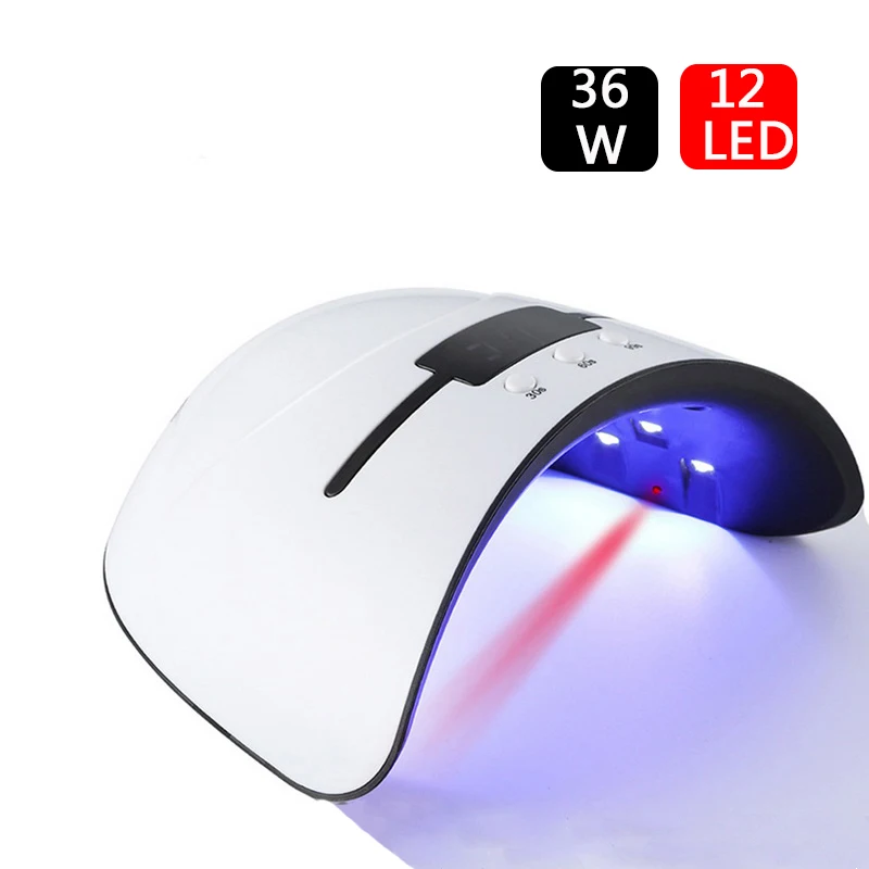 

36w UV Lamp Nail Dryer For All Types Gel 12 Led UV Lamp for Nail Machine USB 30s 60s 90s Timer Portable UV lamps Hardening