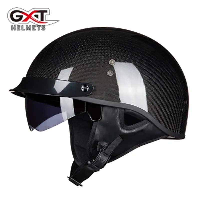 New GXT carbonfiber vintage motorcycle helmet men women Jet retro motorbike half helmet Harley
New GXT carbonfiber vintage motorcycle helmet men women Jet retro motorbike half helmet Harley