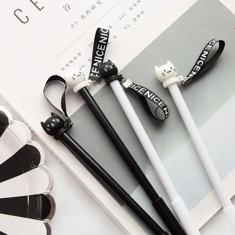 1pcs Black and White Cat Head Gel Pen School Stationeries School Supplies Lovely Kawaii Cute Beautiful Colour Office Black 0.5mm
1pcs Black and White Cat Head Gel Pen School Stationeries School Supplies Lovely Kawaii Cute Beautiful Colour Office Black 0.5mm