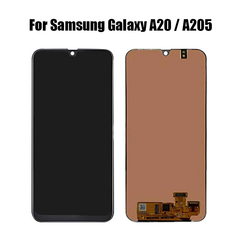Super AMOLED LCD For Samsung Galaxy A20 A205 SM-A205F LCD Display Touch Screen Digitizer Assembly Replacement For samsunng a20
Super AMOLED LCD For Samsung Galaxy A20 A205 SM-A205F LCD Display Touch Screen Digitizer Assembly Replacement For samsunng a20