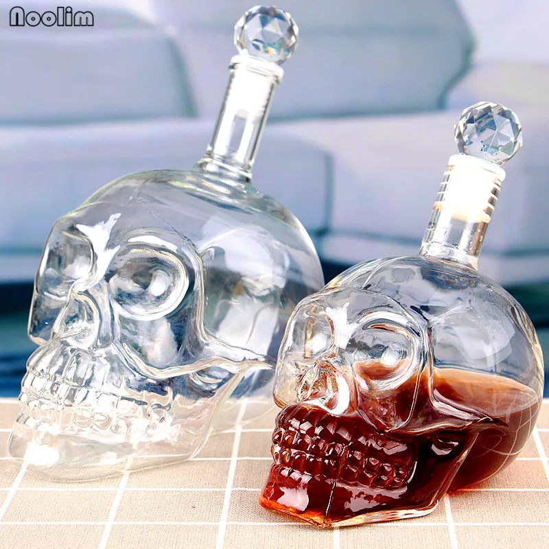 NOOLIM 1 шт. 2 размера Хрустальная голова водка бутылка череп насадка на бутылки