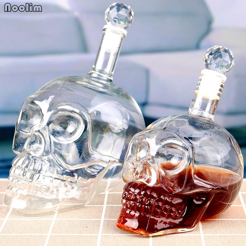 NOOLIM 1PC 2 Sizes Crystal Head Vodka Bottle Skull Head Bottles Creative Gothic Wine Vodka Decanter Bar Wine Glass Bottle
NOOLIM 1PC 2 Sizes Crystal Head Vodka Bottle Skull Head Bottles Creative Gothic Wine Vodka Decanter Bar Wine Glass Bottle