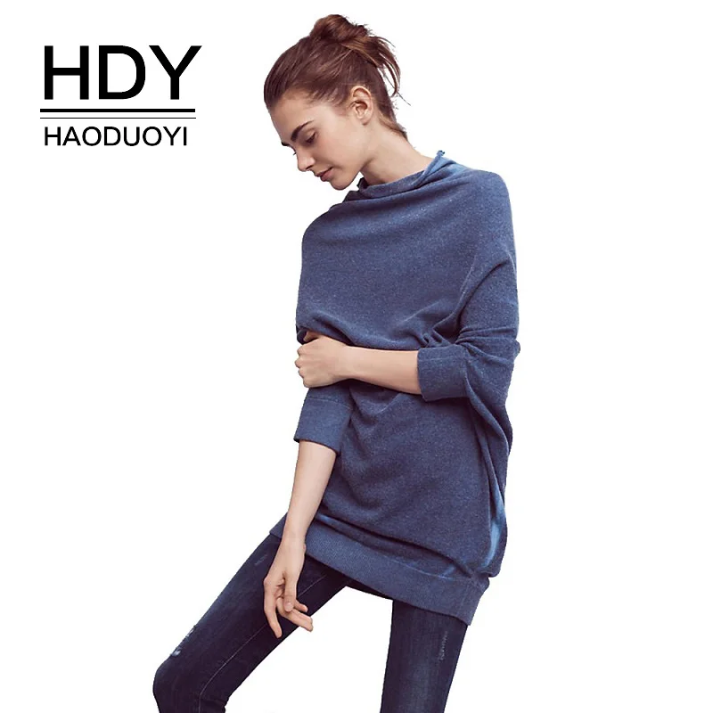 HDY Haoduoyi Long Sweatershirt 2019 Summer Autumn Women Half Open Collar Elegant Drop Shoulder Bat Sleeves Wild Street Leisure
HDY Haoduoyi Long Sweatershirt 2019 Summer Autumn Women Half Open Collar Elegant Drop Shoulder Bat Sleeves Wild Street Leisure