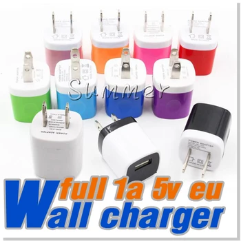 100pcs/lot Wall charger Travel Adapter For Iphone 5V/1A Colorful Home Plug USB Charger For Samsung S6 Note 5 USA Version EU
100pcs/lot Wall charger Travel Adapter For Iphone 5V/1A Colorful Home Plug USB Charger For Samsung S6 Note 5 USA Version EU