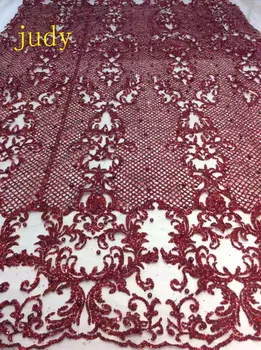 stock 5yards/bag HL331 Burgundy check lace flash powder fabric with beads mesh for wedding dresses Free shipping
stock 5yards/bag HL331 Burgundy check lace flash powder fabric with beads mesh for wedding dresses Free shipping