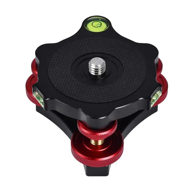 LP-64 3/8 Inch Screw Tripod Leveling Base with 3 Adjustment Dials
LP-64 3/8 Inch Screw Tripod Leveling Base with 3 Adjustment Dials