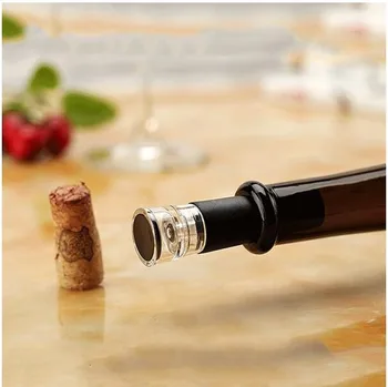 

200 PCS Red Wine Champagne Bottle Preserver Air Pump Stopper Vacuum Sealed Saver,Wine vacuum stopper