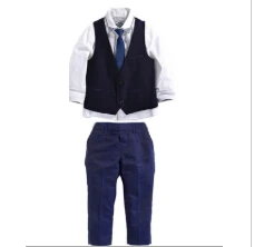 3pcs set autumn 2018 children's leisure clothing sets kids baby boy suit vest gentleman clothes for weddings formal clothing
3pcs set autumn 2018 children's leisure clothing sets kids baby boy suit vest gentleman clothes for weddings formal clothing