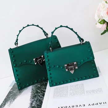 High Quality Jelly Bag Green Revit Handbag Summer Beach Bag for Women Dropshipping Designer Bag Female Wholesale Handbag Purses
High Quality Jelly Bag Green Revit Handbag Summer Beach Bag for Women Dropshipping Designer Bag Female Wholesale Handbag Purses