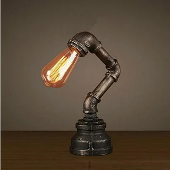ZYY Retro Loft Minimalist 1-Light Industrial Steampunk Desk Lamp Water Pipe Table Light Bedside Home led light Metal tube lamp
ZYY Retro Loft Minimalist 1-Light Industrial Steampunk Desk Lamp Water Pipe Table Light Bedside Home led light Metal tube lamp