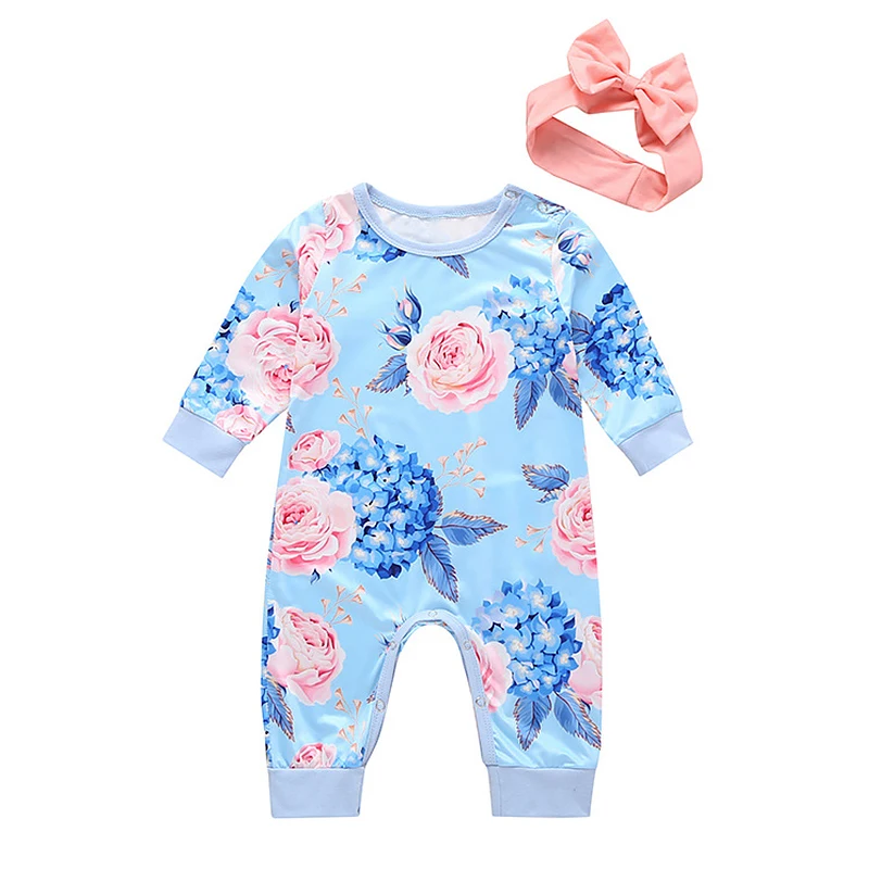 Floral Print Long Sleeve Jumpsuit for kids Soft Cotton With Pocket Toddler Baby Playsuit Newborn Baby Girls Autumn Rompers
Floral Print Long Sleeve Jumpsuit for kids Soft Cotton With Pocket Toddler Baby Playsuit Newborn Baby Girls Autumn Rompers