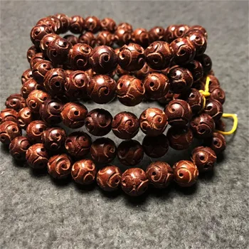 Buddhist 8mm Sandalwood Carving Lotus Beads Bracelet Blood Sandalwood Auspicious Clouds Wooden Bless 108 Prayer Mala Dropship
Buddhist 8mm Sandalwood Carving Lotus Beads Bracelet Blood Sandalwood Auspicious Clouds Wooden Bless 108 Prayer Mala Dropship