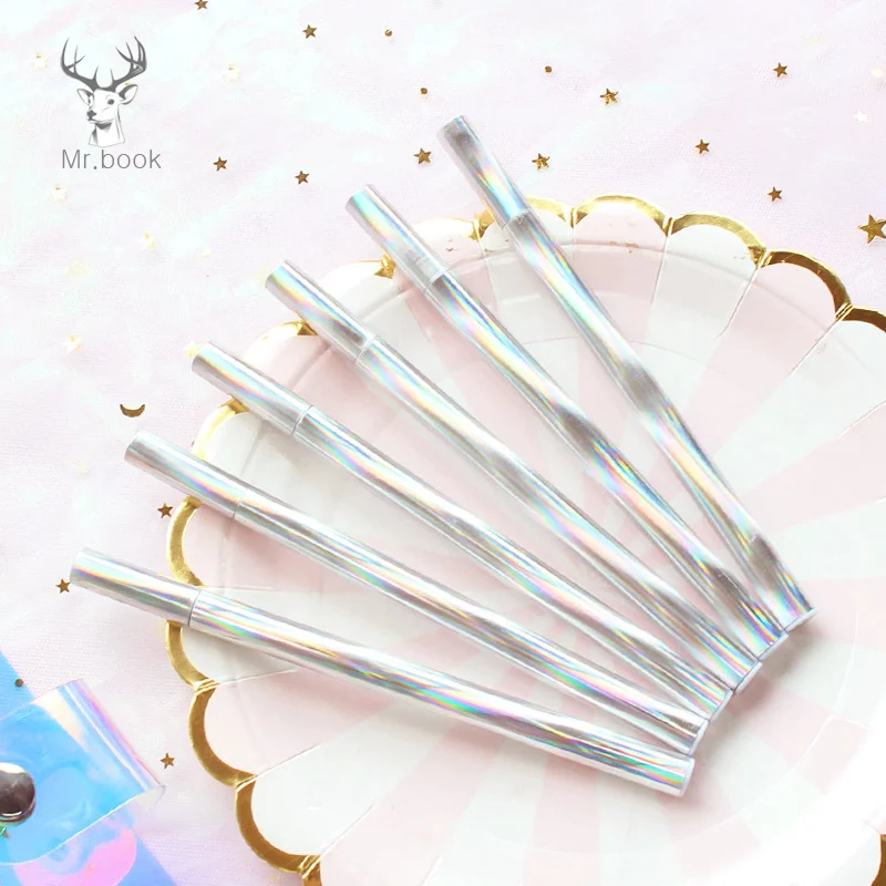 5pcs Set Colorful Laser Gel Pen Creative Korea Stationery Student Creative 0.38mm Black Ink Pen School Supplies Office Supplies
5pcs Set Colorful Laser Gel Pen Creative Korea Stationery Student Creative 0.38mm Black Ink Pen School Supplies Office Supplies