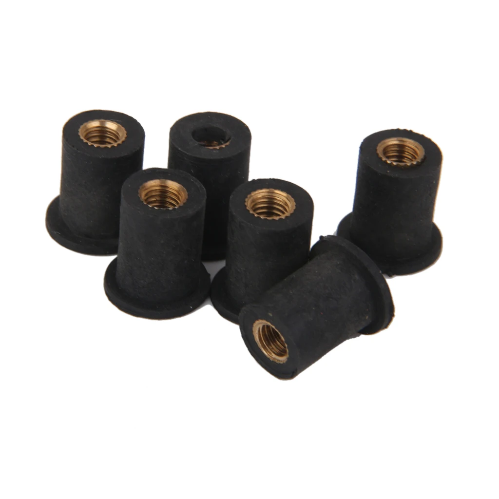 5mm Windshield Mounting Nuts Fairing Windscreen Screw Bolt Kit Windshield Mounting Nuts Red Black Silver