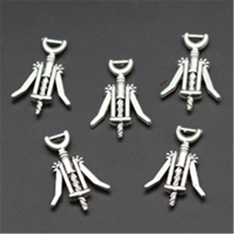 15pcs Silver Plated Bottle Opener Charms Earrings Bracelet Pendants DIY Retro Metal Jewelry Handicraft Making 26*17mm A616
15pcs Silver Plated Bottle Opener Charms Earrings Bracelet Pendants DIY Retro Metal Jewelry Handicraft Making 26*17mm A616