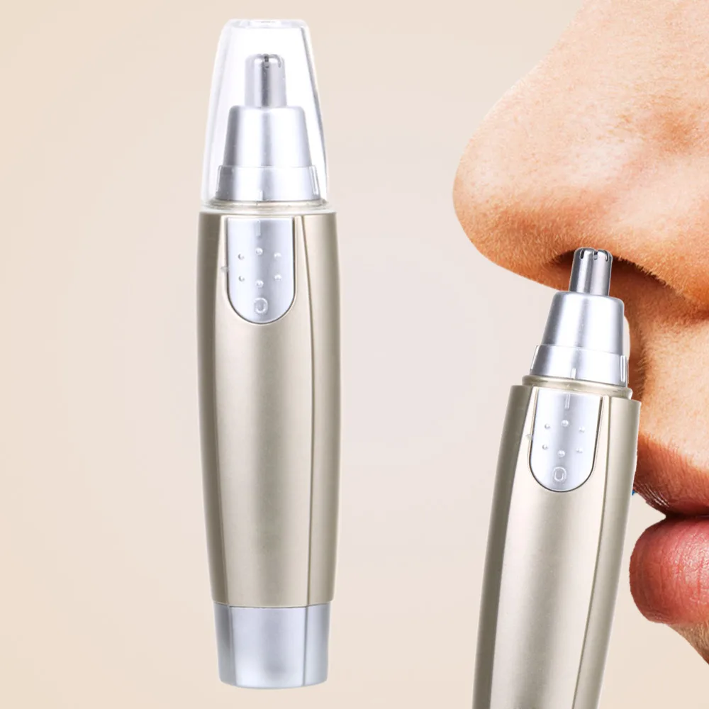 Washable Electric Nose Hair Trimmer Removal Clipper Shaver for Man Eyebrow Shaver Makeup Tools Safe Face Care Nose Shaving Gold
Washable Electric Nose Hair Trimmer Removal Clipper Shaver for Man Eyebrow Shaver Makeup Tools Safe Face Care Nose Shaving Gold