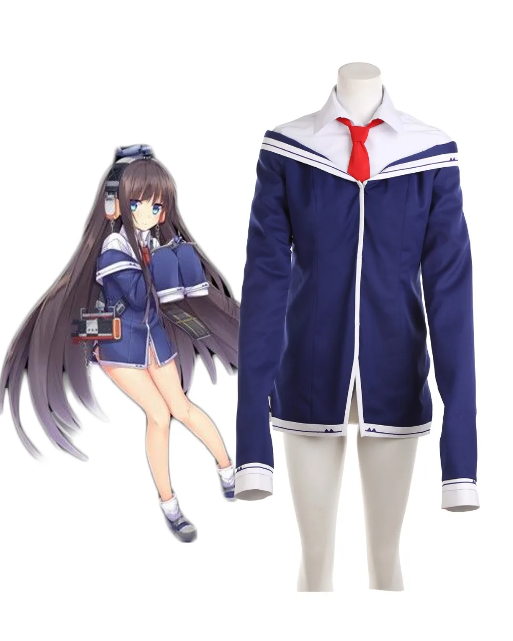 Azur Lane Cosplay Long Island Nelly Cosplay Costume Custom Made for Men and Women
Azur Lane Cosplay Long Island Nelly Cosplay Costume Custom Made for Men and Women