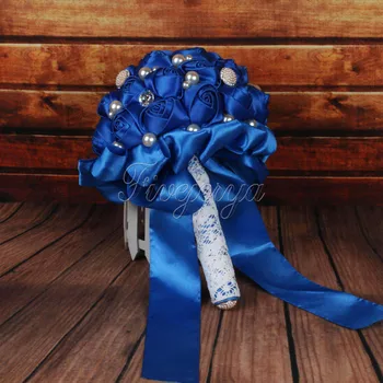 Gorgeous Bridal Bouquet Satin Rose Flowers Wedding Bride Bouquet With Artificial Pearls Rhinestone Ribbon Bow Colorful Wedding D
Gorgeous Bridal Bouquet Satin Rose Flowers Wedding Bride Bouquet With Artificial Pearls Rhinestone Ribbon Bow Colorful Wedding D