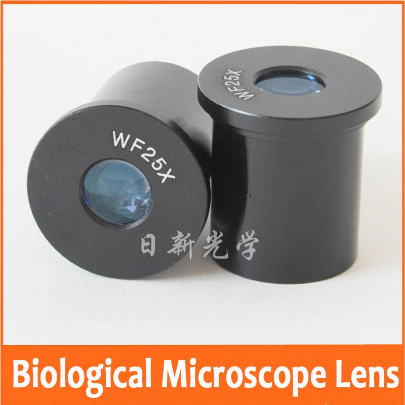 25X Wide Angle Optical Eyepiece Lens 10mm Field of View for Biological Microscope Mounting Size 23.2mm
25X Wide Angle Optical Eyepiece Lens 10mm Field of View for Biological Microscope Mounting Size 23.2mm