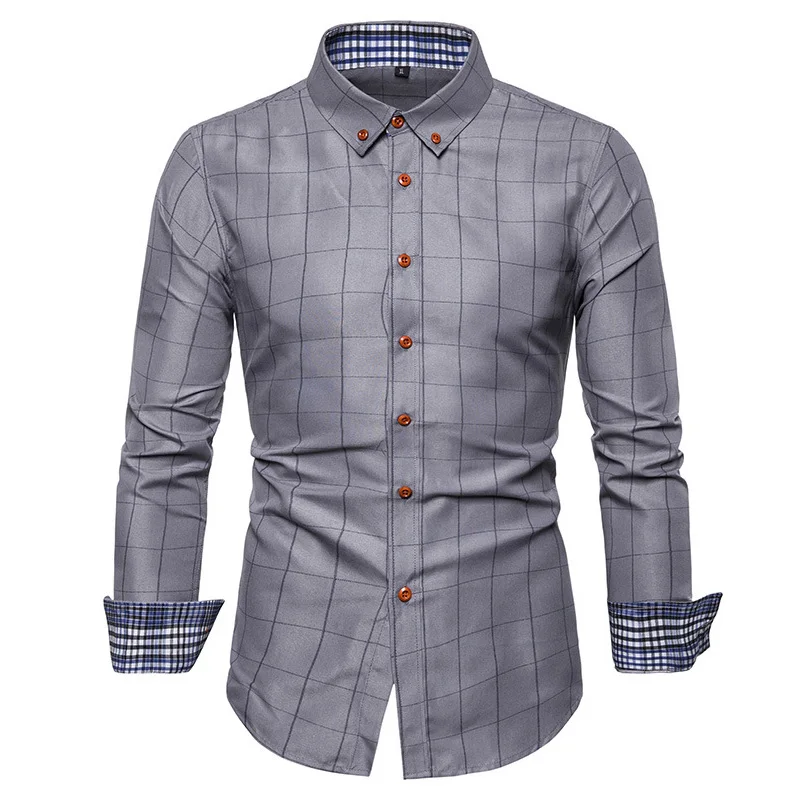 New Autumn Fashion Men Clothes Slim Fit Men Long Sleeve Plaid Shirts Men Cotton Casual Men Button Down Social Shirt 4XL 5XL
New Autumn Fashion Men Clothes Slim Fit Men Long Sleeve Plaid Shirts Men Cotton Casual Men Button Down Social Shirt 4XL 5XL