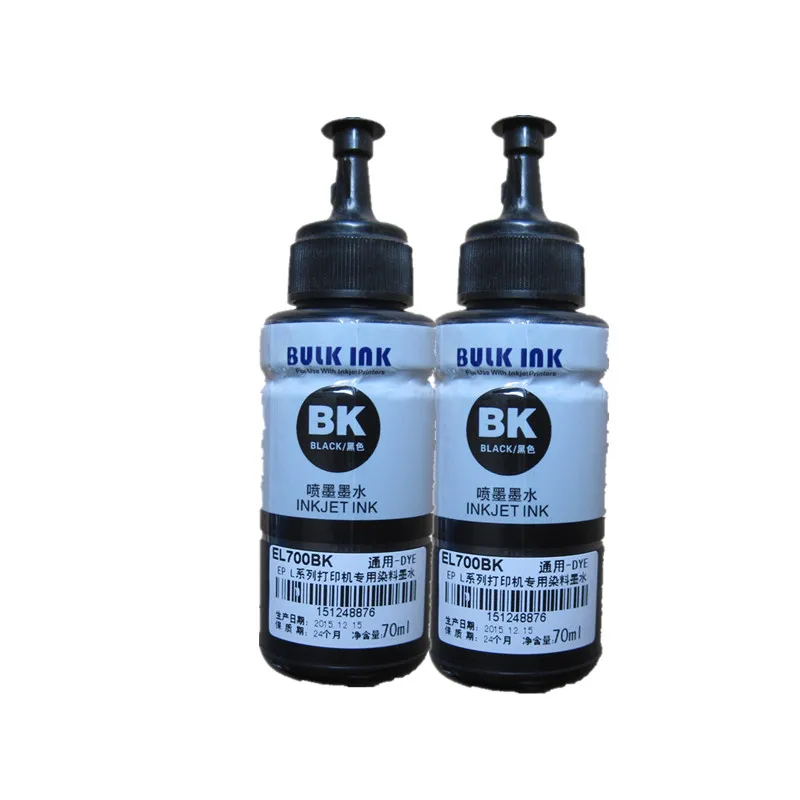 70ml 2 BK dye Refill Ink kit for Epson EPSON L100 L110 L120 L130 L132 L200 L210 L220 L222 L300 L310 L312 L350 L355 L360 printer
70ml 2 BK dye Refill Ink kit for Epson EPSON L100 L110 L120 L130 L132 L200 L210 L220 L222 L300 L310 L312 L350 L355 L360 printer
