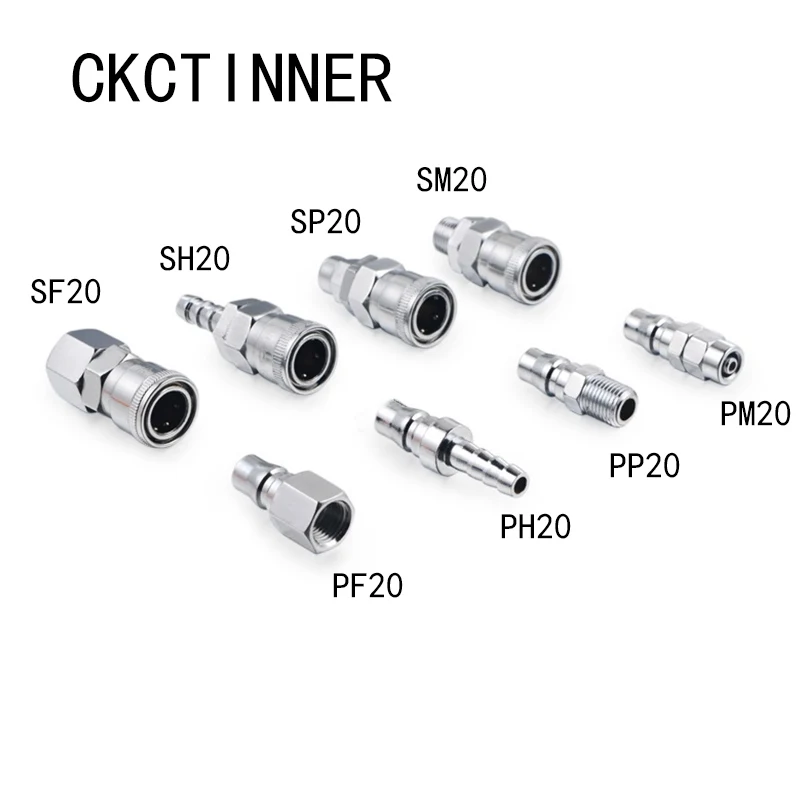 1pcs Pneumatic fitting C type Quick connector High pressure coupling PP20 SP20 PF20 SF20 PH20 SH20 PM20 SM20
1pcs Pneumatic fitting C type Quick connector High pressure coupling PP20 SP20 PF20 SF20 PH20 SH20 PM20 SM20