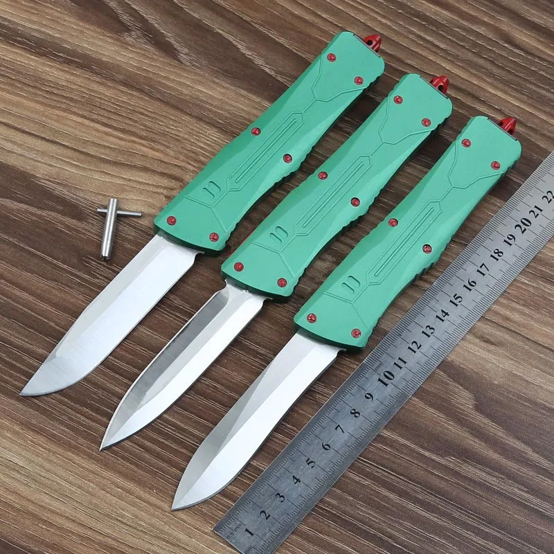 Bounty Hunter OTF D2 blade aluminum handle camping survival outdoor EDC hunt Tactical tool dinner kitchen knife
Bounty Hunter OTF D2 blade aluminum handle camping survival outdoor EDC hunt Tactical tool dinner kitchen knife
