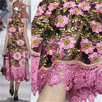 Style African High Quality Net Wedding Lace Fabric 2019 New Nigeriastones Guipure Tulle Sewing Evening Dress Material pink gold
Style African High Quality Net Wedding Lace Fabric 2019 New Nigeriastones Guipure Tulle Sewing Evening Dress Material pink gold