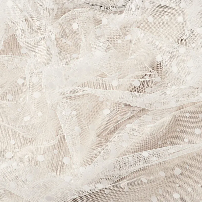 2Yards High Quality 1.2Meters Width White Polka Dot Guipure Lace Fabric Accessories Clothes Gauze Material Tulle Wedding Lace
2Yards High Quality 1.2Meters Width White Polka Dot Guipure Lace Fabric Accessories Clothes Gauze Material Tulle Wedding Lace