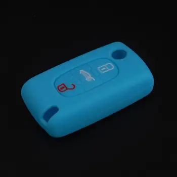 For CITROEN for PEUGEOT C2 C3 C4 C53 BTS Blue Silicone Cover Flip Remote Key Case
For CITROEN for PEUGEOT C2 C3 C4 C53 BTS Blue Silicone Cover Flip Remote Key Case