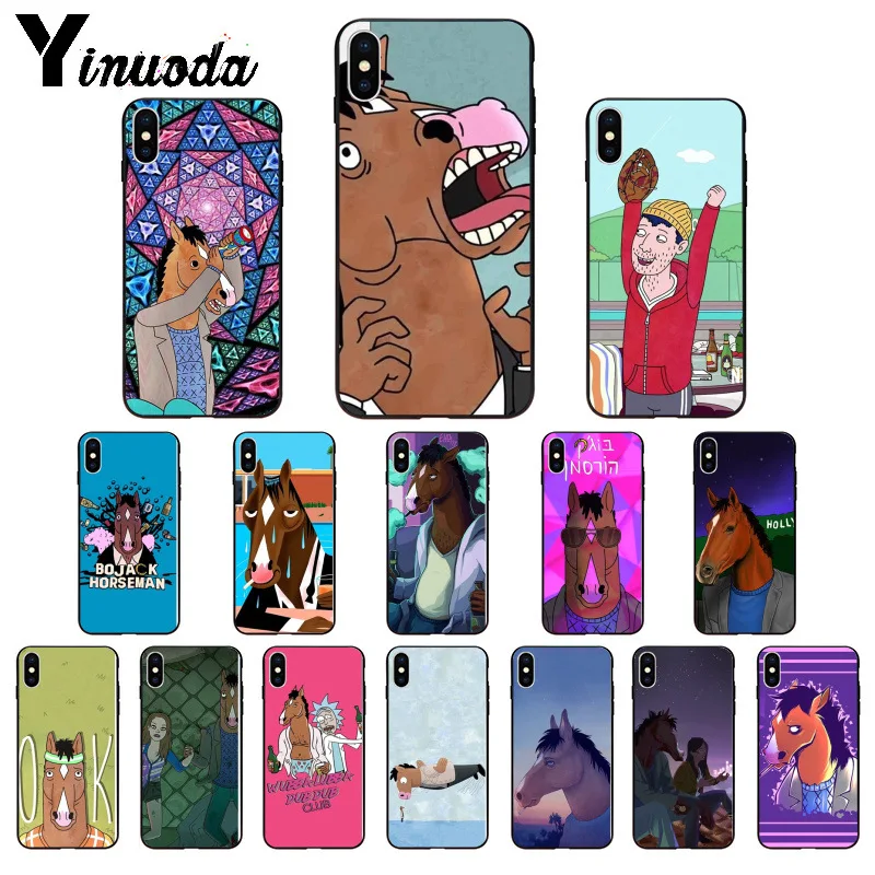 Yinuoda BoJack Horseman TPU Soft Silicone Black Phone Case for Apple iPhone 8 7 6 6S Plus X XS MAX 5 5S SE XR Cellphones
Yinuoda BoJack Horseman TPU Soft Silicone Black Phone Case for Apple iPhone 8 7 6 6S Plus X XS MAX 5 5S SE XR Cellphones