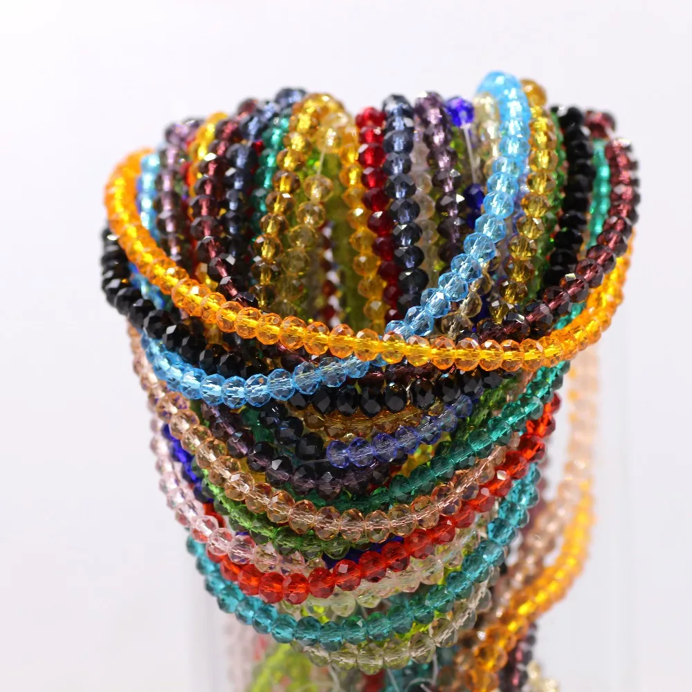 ZHUBI Diy Crystal Rondelle Beads 150PCS Craft Jewelry 4mm Beads China Promotional Findings Clear Glass Beads for Bracelet Making
ZHUBI Diy Crystal Rondelle Beads 150PCS Craft Jewelry 4mm Beads China Promotional Findings Clear Glass Beads for Bracelet Making