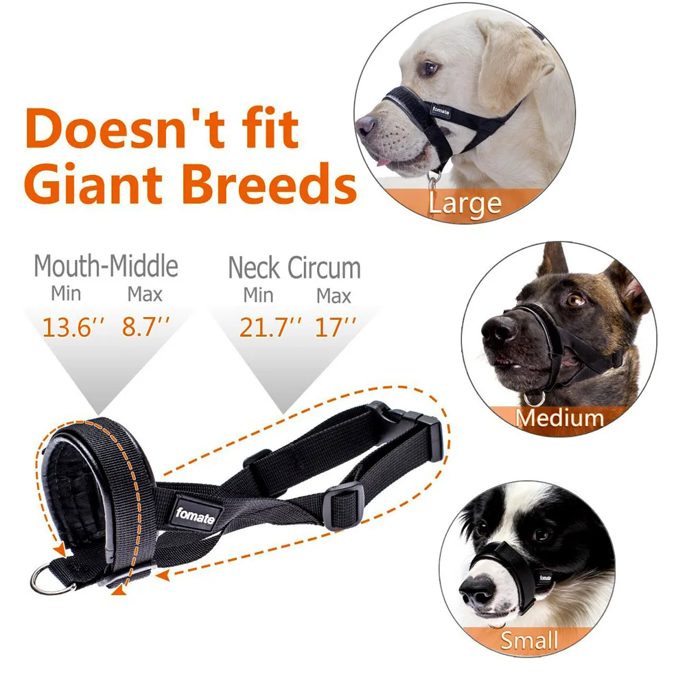 Adjustable Dog Muzzle Head Collar Walk Training Pulling Halter Anti Bark Bite Pet Accessories LBShipping
Adjustable Dog Muzzle Head Collar Walk Training Pulling Halter Anti Bark Bite Pet Accessories LBShipping