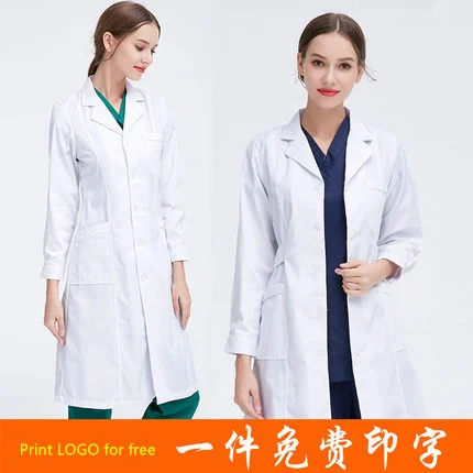 White coats long sleeves doctor's clothes female male doctors nurses winter short sleeves slim thin experimental drugstore work
White coats long sleeves doctor's clothes female male doctors nurses winter short sleeves slim thin experimental drugstore work