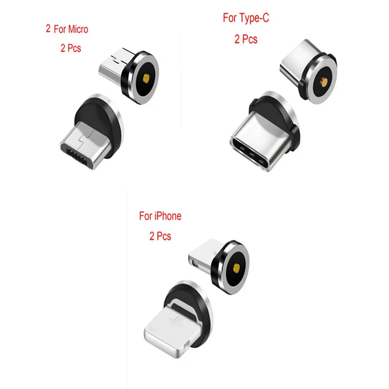 2pcs/lot Magnetic Adapter Magnet Connector for iPhone Micro USB Type-C Type C Adapter for Samsung for Xiaomi for Huawei Charging
2pcs/lot Magnetic Adapter Magnet Connector for iPhone Micro USB Type-C Type C Adapter for Samsung for Xiaomi for Huawei Charging