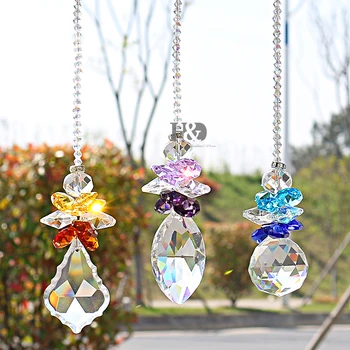 H&D 3pcs Crystal Guardian Angel Ball Prism Rainbow Maker Hanging Suncatcher Window Sun Cacther with Octagon Beads for Gifts
H&D 3pcs Crystal Guardian Angel Ball Prism Rainbow Maker Hanging Suncatcher Window Sun Cacther with Octagon Beads for Gifts