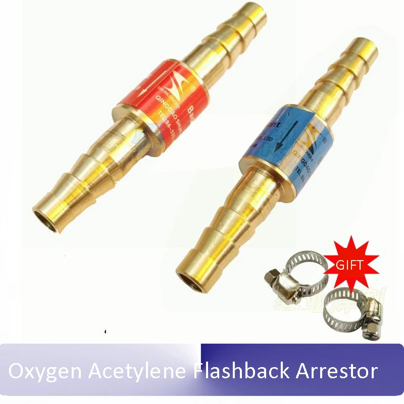 ossigeno Acetilene//carburante valvola di sicurezza Flame Buster Flashback Arrestors