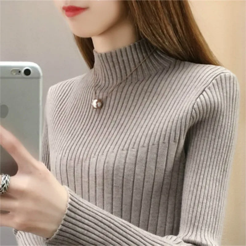 turtleneck Sweaters Women Autumn Winter Fashion Basic Pullover Female Jumpers Long Sleeve Pull Femme Casual Knitted korean S-L
turtleneck Sweaters Women Autumn Winter Fashion Basic Pullover Female Jumpers Long Sleeve Pull Femme Casual Knitted korean S-L