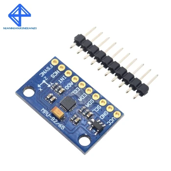 MPU-9250 GY-9250 9-axis sensor module I2C/SPI Communications Thriaxis gyroscope + triaxial accelerometer+triaxial magnetic field
MPU-9250 GY-9250 9-axis sensor module I2C/SPI Communications Thriaxis gyroscope + triaxial accelerometer+triaxial magnetic field
