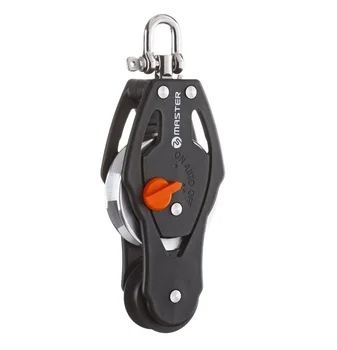 Sailboat Dinghy 40mm 1 9/16 Inch Ratchet Single Swivel Shackle Fiddle Block Small Boat Block Master RA-0419F
Sailboat Dinghy 40mm 1 9/16 Inch Ratchet Single Swivel Shackle Fiddle Block Small Boat Block Master RA-0419F