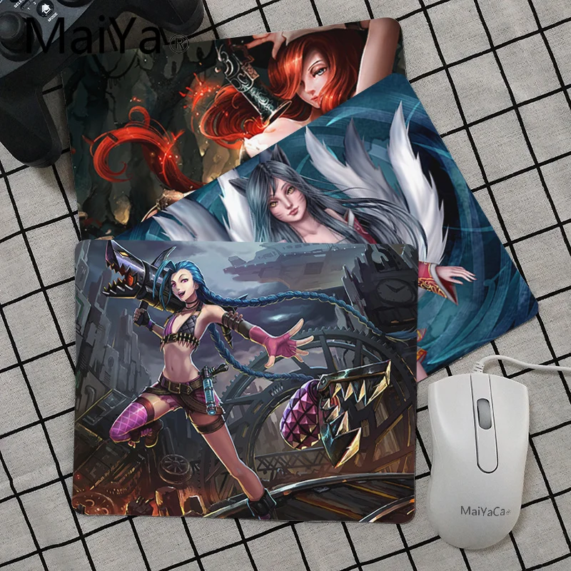 Maiya Top Quality LOL League of Legends Ahri Jinx Customized laptop Gaming mouse pad Top Selling Wholesale Gaming Pad mouse
Maiya Top Quality LOL League of Legends Ahri Jinx Customized laptop Gaming mouse pad Top Selling Wholesale Gaming Pad mouse