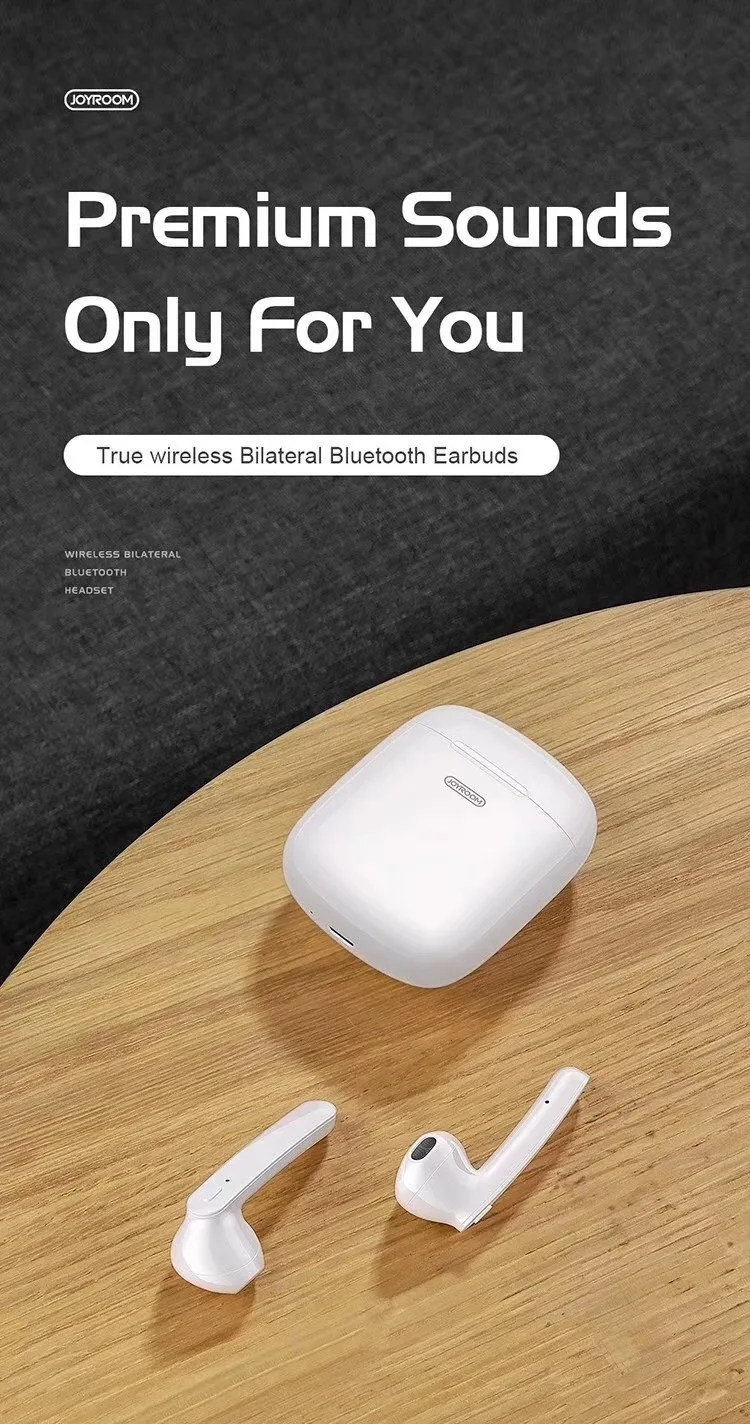 JOYROOM T04S TWS Earphones Bluetooth V5.0 True Wireless Earbuds with 500mah Charging Box Battery 6D Stereo Speaker Earphones
JOYROOM T04S TWS Earphones Bluetooth V5.0 True Wireless Earbuds with 500mah Charging Box Battery 6D Stereo Speaker Earphones