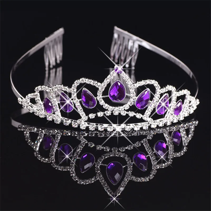 Beautiful Purple Crystal Princess King Crown Gril Diadem Prom Bridal Tiara Bride Hair Ornaments Wedding Hair Jewelry Accessories
Beautiful Purple Crystal Princess King Crown Gril Diadem Prom Bridal Tiara Bride Hair Ornaments Wedding Hair Jewelry Accessories