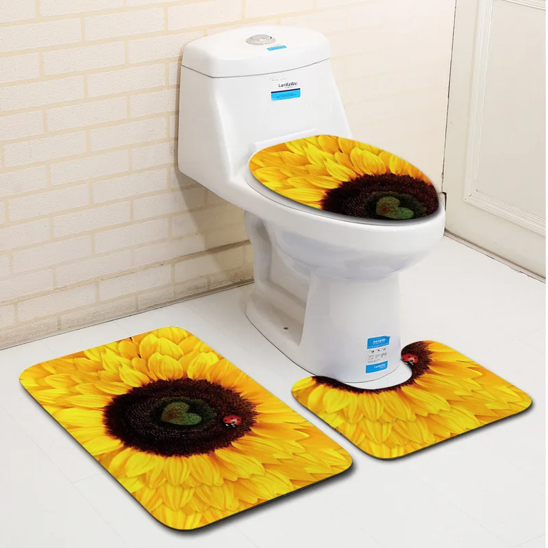 3Pcs Bathroom Toilet Mat Anti Slip Bath Rugs and Mats Modern Bathroom Decoration HD Does Not Fade Bath Carpet Set
3Pcs Bathroom Toilet Mat Anti Slip Bath Rugs and Mats Modern Bathroom Decoration HD Does Not Fade Bath Carpet Set