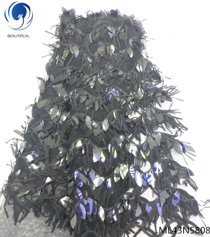BEAUTIFICAL black sequin lace latest african laces 2019 tulle lace fabric high quality with free shipping for party ML43N58
BEAUTIFICAL black sequin lace latest african laces 2019 tulle lace fabric high quality with free shipping for party ML43N58