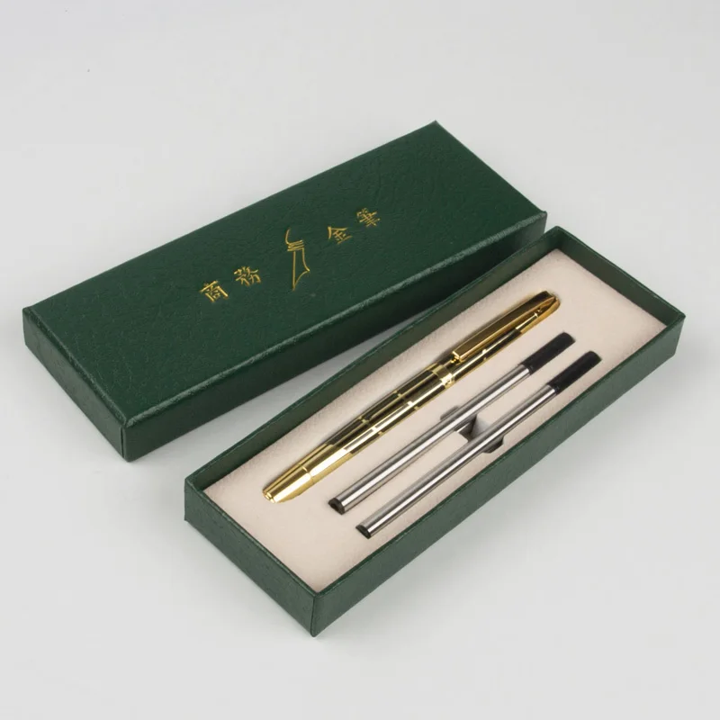 High-end DIKAWEN Gold Trim Rollerball Pen Black Ink Medium Refill Metal Ballpoint Pens for Writing School and Office Supplies
High-end DIKAWEN Gold Trim Rollerball Pen Black Ink Medium Refill Metal Ballpoint Pens for Writing School and Office Supplies