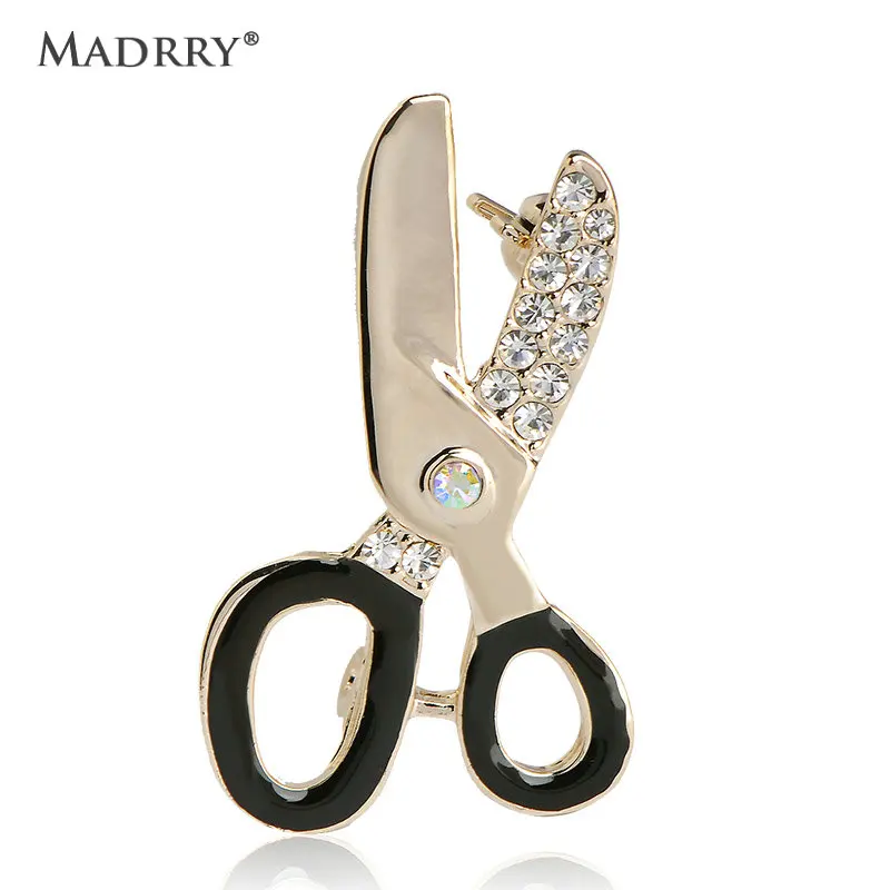 Madrry Personality Crystals Enamel Esmalte Scissors Brooches For Women Man Ouro Plated Coat Clothes Clip Broches Up Coarsage
Madrry Personality Crystals Enamel Esmalte Scissors Brooches For Women Man Ouro Plated Coat Clothes Clip Broches Up Coarsage