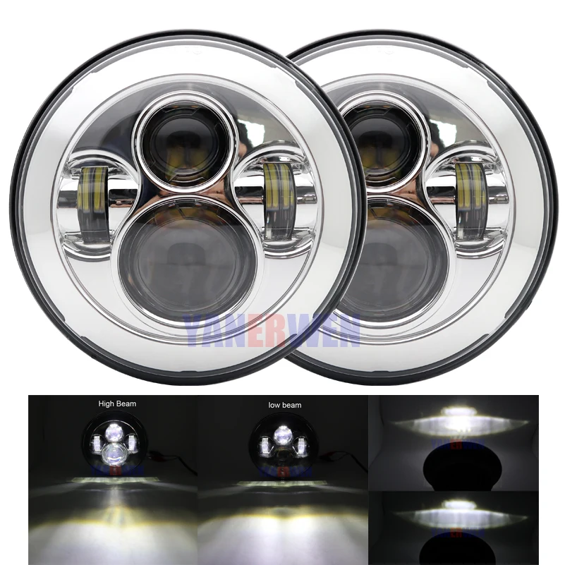 For Lada 4x4 urban Niva 2121 UAZ Black Round 7Inch LED H4-H13 12V 24V Headlight with Hi/Lo Beam Headlamp Replacement Bulb
For Lada 4x4 urban Niva 2121 UAZ Black Round 7Inch LED H4-H13 12V 24V Headlight with Hi/Lo Beam Headlamp Replacement Bulb