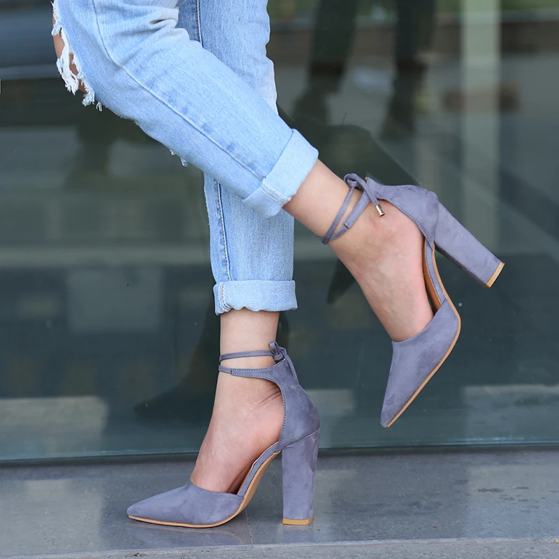High Heels Women's Sandals Spring Autumn Flock Shoes Woman Ladies Pumps Sexy Thin Air Heels Footwear Women Shoes Lace Up
High Heels Women's Sandals Spring Autumn Flock Shoes Woman Ladies Pumps Sexy Thin Air Heels Footwear Women Shoes Lace Up